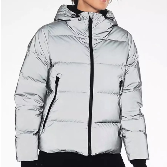 athleta snow down jacket